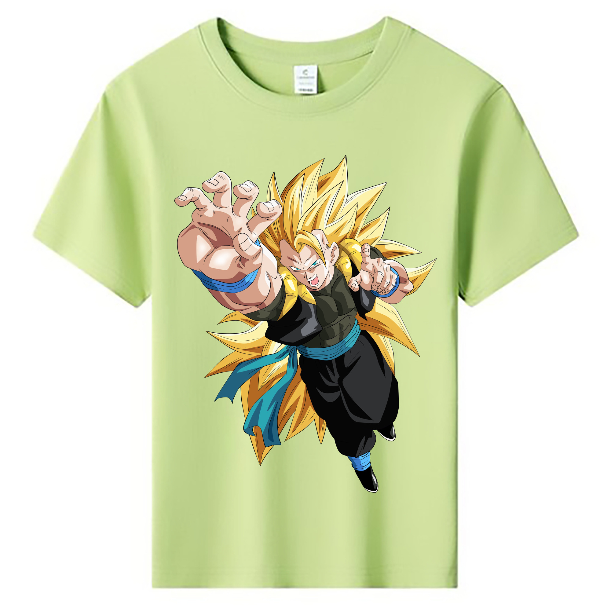 （画像用） ドラゴンボール ベジータ四世（Bejīta Yonsei）DRAGON BALL Vegeta IV 綿100％キッズTシャツ（フロントプリント）